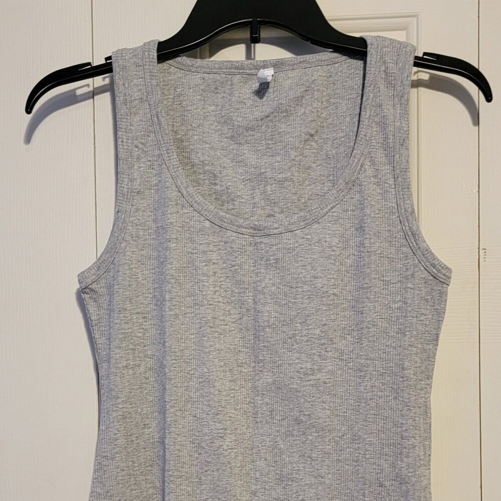 Jockey Rib Tank, Gray, Medium